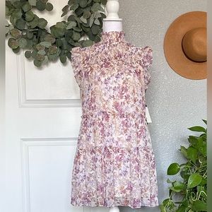 Trixxi Colorful Floral Mini Dress | L | Feminine & Flowy